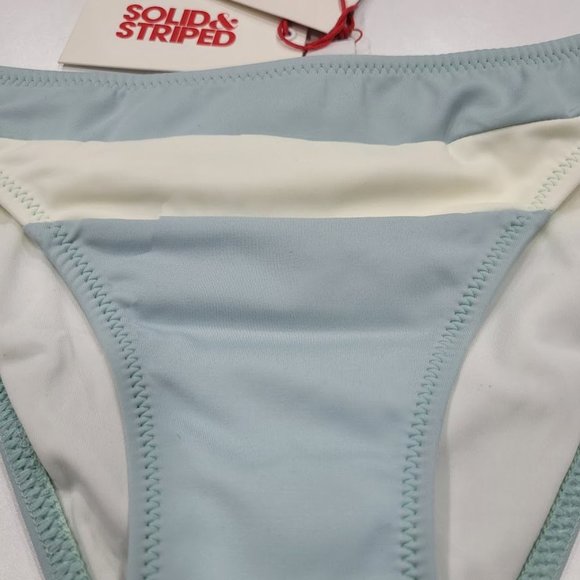 Solid & Striped Brooke Bikini Bottom in Sky Size XS - Picture 3 of 8